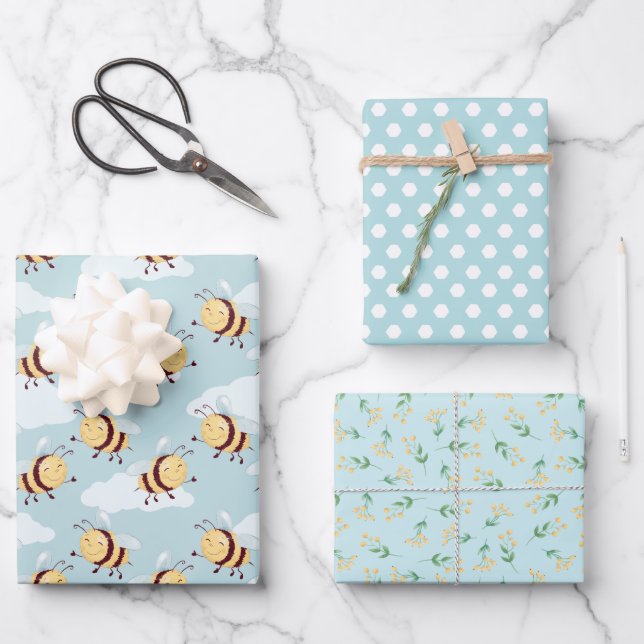 Wrapping Paper S. Geschenkpapier Set (Vorderseite)
