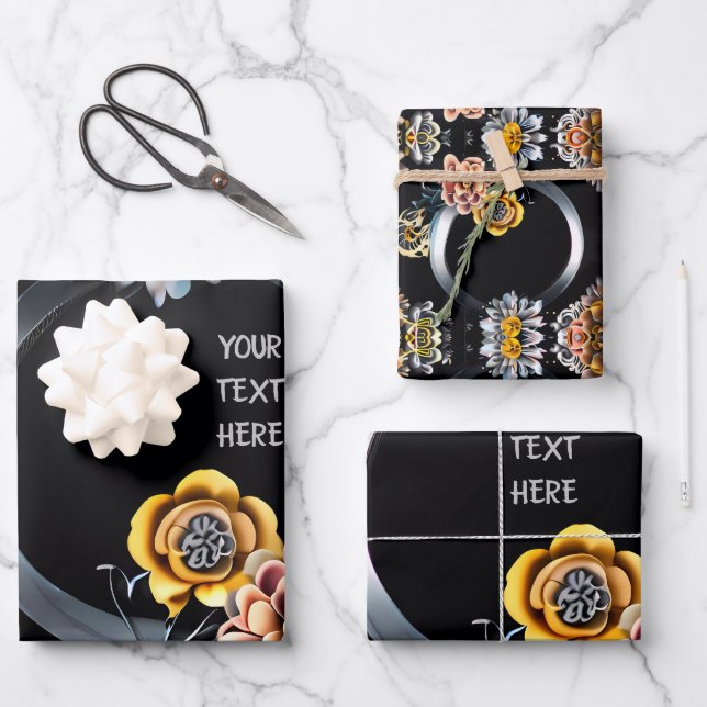 Wrapping Paper Sheets Geschenkpapier Set (Vorderseite)