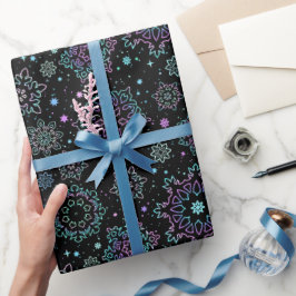 Wrapping paper "Snowflakes" Geschenkpapier