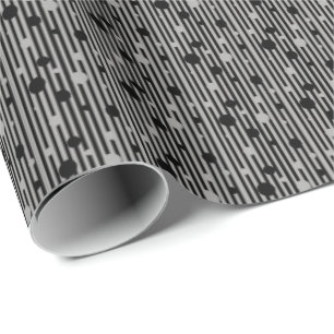 Wrapping Paper (Solid Silver Circles) Geschenkpapier