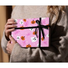 Wrapping Paper Spooky Halloween  Geschenkpapier