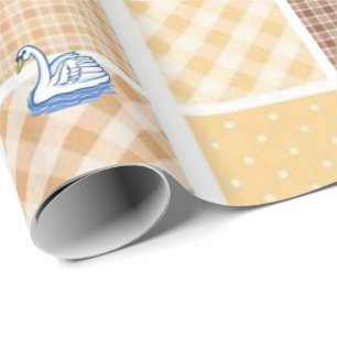 Wrapping Paper Swans Geschenkpapier