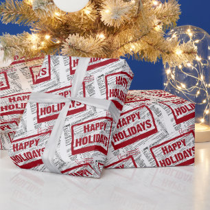 Wrapping Paper über die Weihnachtssteuer Geschenkpapier