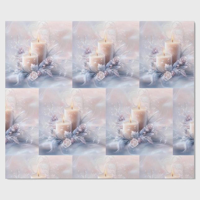 Wrapping Paper-Victorian Winter Christmas Wrapping Geschenkpapier (Flach)