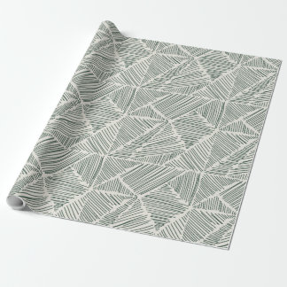 Wrapping Paper von Green Hatch Mark Geschenkpapier
