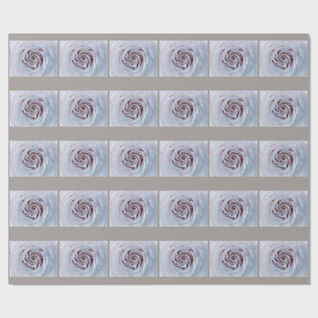 Wrapping Paper von White Rose Valentine Geschenkpapier (Flach)
