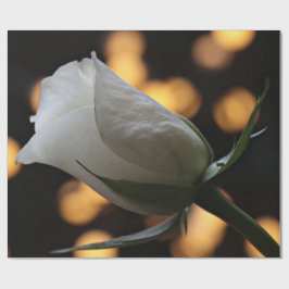 Wrapping Paper von White Rose Valentine Geschenkpapier