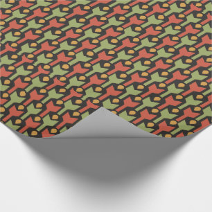 Wrapping Paper zum ägyptischen Rotgrünen Pfeil Geschenkpapier