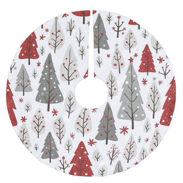 Wrapping Paper zum Weihnachtsbaumdesign Polyester Weihnachtsbaumdecke (Vorderseite)