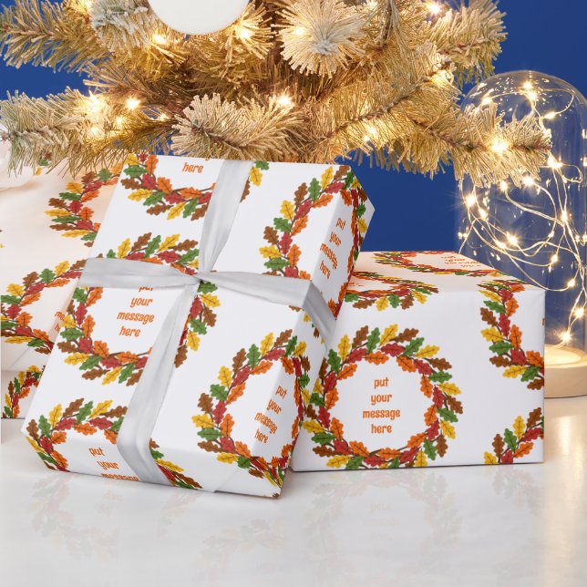 Wrapping-Papier für den Fall des Erntedanks Geschenkpapier (Feiertage)