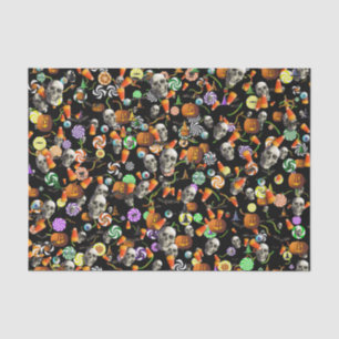 Wrapping Tissue - Creepy Halloween Confetti Seidenpapier