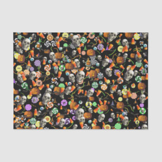 Wrapping Tissue - Creepy Halloween Confetti Seidenpapier