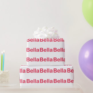 Wrappping paper with lettering geschenkpapier