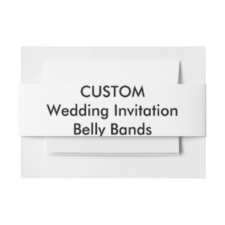 Wraps zum Hochzeitseinladen Einladungsbanderole