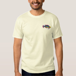 Wrasse Fish Besticktes T-Shirt