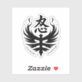 Wrath Emblem Ninja Crest Aufkleber