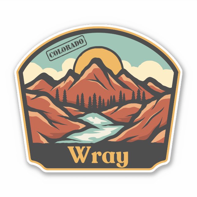 Wray, Colorado Sticker (Vorderseite)