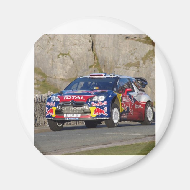 WRC Kundgebung Car Cover Magnet (Vorne)