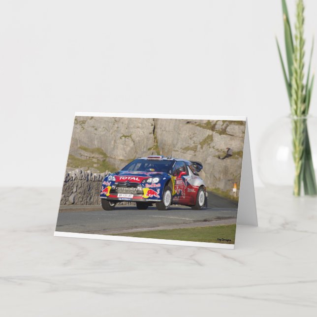 WRC Kundgebung Car Karte (Vorderseite)