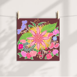 Wreath Blossom Poster