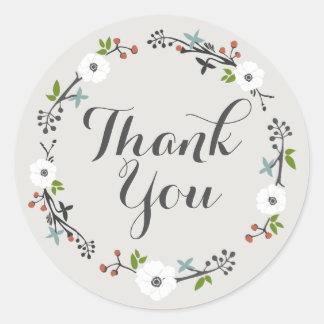 Wreath | Danke, Sticker