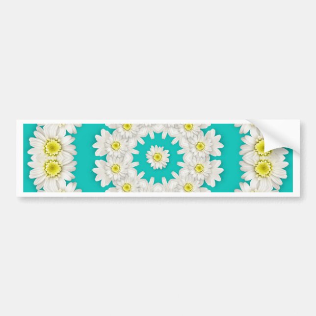 Wreath of Daisies Autoaufkleber (Vorne)