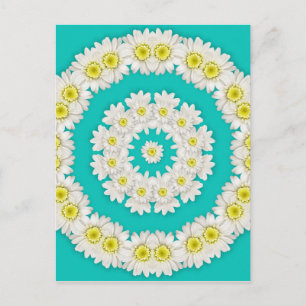 Wreath of Daisies Postkarte