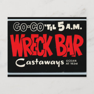 WRECK BAR THE CASTAWAYS MIAMI BEACH POSTKARTEN