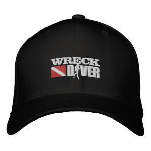 Wreck Diver bestickte Cap Bestickte Baseballkappe