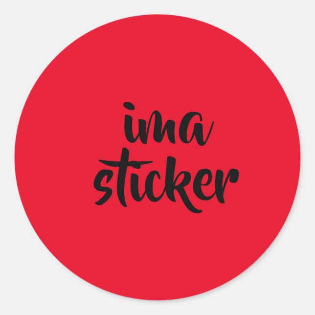 Wregwergfe Runder Aufkleber (Vorderseite)