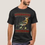 Wren Bird Christmas Lights Ugly Sweater Santa Wren T-Shirt<br><div class="desc">Wren Bird Christmas Lights Ugly Sweater Santa Wren Bird Xmas</div>