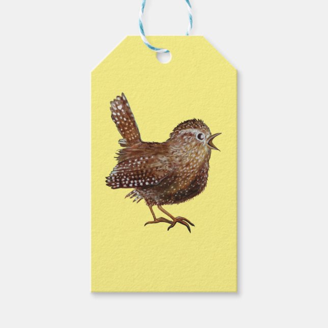 Wren Bird (Troglodytes Troglodytes) Geschenkanhänger (Vorderseite)