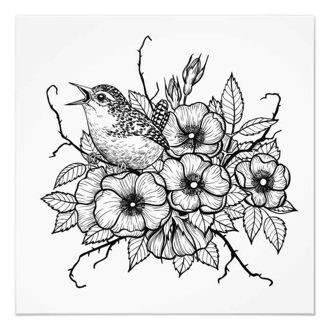 Wren-Bouquet Fotodruck (Vorne)