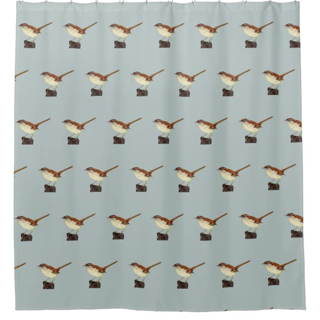 Wren Duschvorhang (Vorderseite)