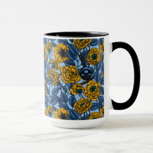 Wren in den Rose Tasse