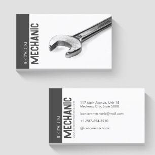 Wrench Mechanic Business Card Visitenkarte