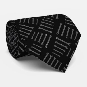 Wrench Set, Black Neck Tie Krawatte