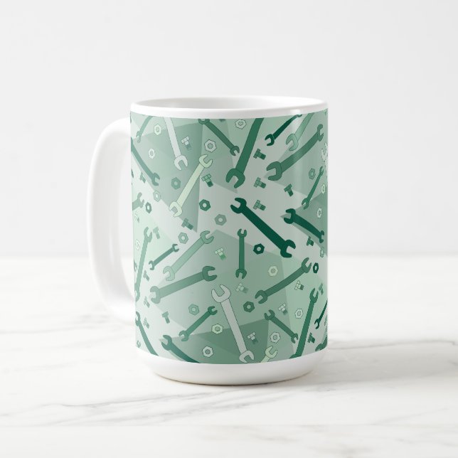 Wrenches, Nuts und Bolzen Kaffeetasse (Vorderseite Links)