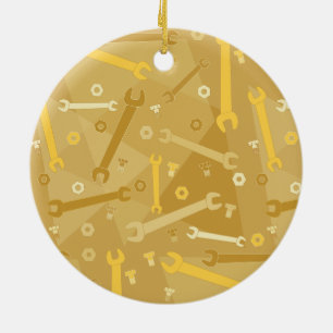 Wrenches, Nuts und Bolzen Keramik Ornament