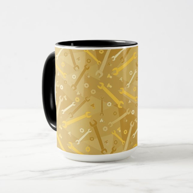 Wrenches, Nuts und Bolzen Tasse (Vorderseite Links)