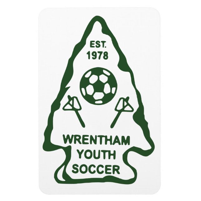 Wrentham Youth Soccer Magnet de voiture (Vertical)