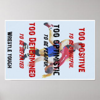 Wrestle - zu positiv, um zweifelhaft zu sein poster