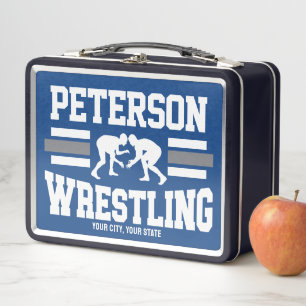 Wrestler ADNAME School Athlete Wrestling Team Metall Brotdose
