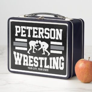 Wrestler ADNAME School Athlete Wrestling Team Metall Brotdose