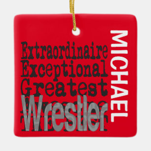 Wrestler Extraordinaire CUSTOM Keramik Ornament