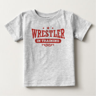 Wrestler in der Ausbildung Baby T-shirt