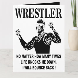 Wrestler Inspiration Wrestling Gruß Karte