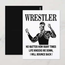 Wrestler Inspiration Wrestling Postkarte