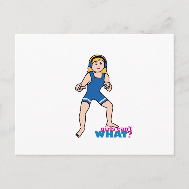 Wrestler - Licht/Blonde Postkarte (Vorderseite)