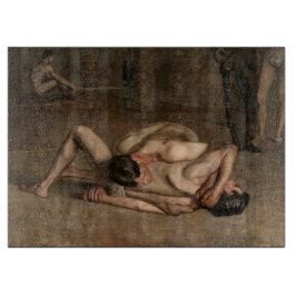 Wrestler (von Thomas Eakins) Schneidebrett